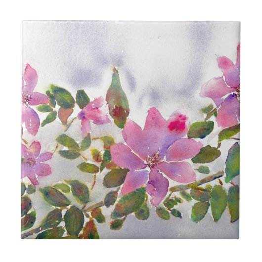 Nanas Rose Fliese (Vorderseite)