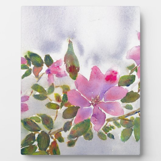 Nanas Rose Fotoplatte (Vorderseite)