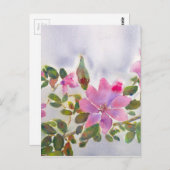 Nanas Rose Postkarte (Vorne/Hinten)