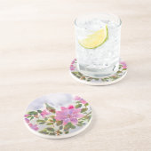 Nanas Rose Sandstein Untersetzer (Seite)