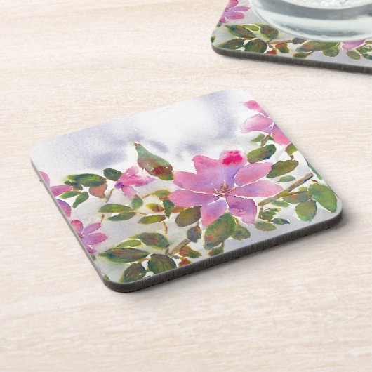 Nanas Rose Untersetzer (Linke Seite)