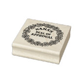 Nana's Siegel der Genehmigung Rose Wreath Gummistempel (Stempel)