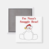 Nana's Snuggle Bären T - Shirt und Geschenke Magnet (Vorderseite/Rückseite)