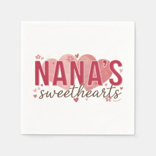 Nanas Süßigkeiten Geburtstagsservietten Serviette