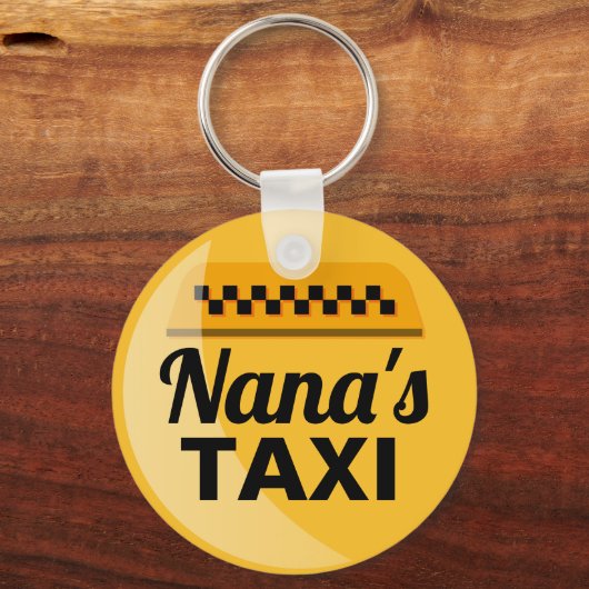 Nana's Taxi Service Keychain Schlüsselanhänger (Vorderseite)