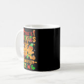 Nanas Weihnachtsplätzchen-Back-Team Lustiger Bäcke Kaffeetasse (Vorderseite Links)