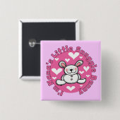 Nanas wenig Snuggle-Häschen Button (Vorne & Hinten)