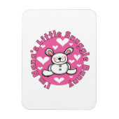 Nanas wenig Snuggle-Häschen Magnet (Vertikal)