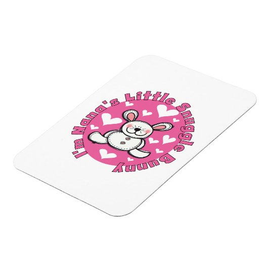 Nanas wenig Snuggle-Häschen Magnet (Linke Seite)