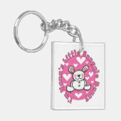 Nanas wenig Snuggle-Häschen Schlüsselanhänger (Vorderseite links)