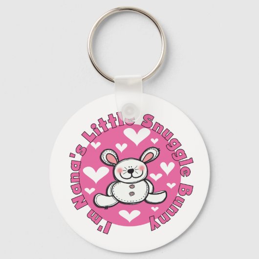 Nanas wenig Snuggle-Häschen Schlüsselanhänger (Vorderseite)