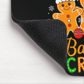 Nana's Xmas Cookie Baking Crew Funny Baker Gingerb Mousepad (Ecke)