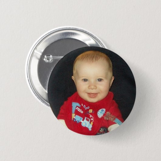 Nanas Zuckerbärn-Knopf Button (Vorne & Hinten)