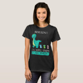 Nanasaurus Rawrsome Rex Dinosaur Nana Grandma Moth T-Shirt (Vorne ganz)