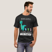 Nanasaurus Rex Dinosaurier Nana Grandma Muttertag T-Shirt (Vorne ganz)
