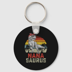 Nanasaurus T Rex Dinosaur Nana Saurus Familienüber Schlüsselanhänger