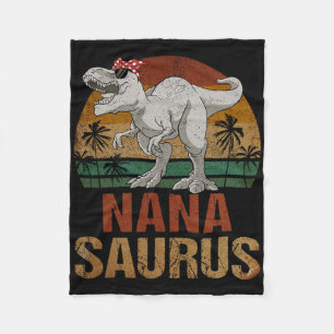 Nanasaurus T Rex Dinosaurier Nana Saurus Muttertag Fleecedecke