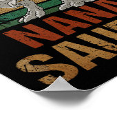 Nanasaurus T Rex Dinosaurier Nana Saurus Muttertag Poster (Ecke)