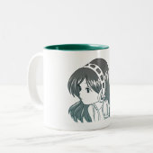 Nanashi Coffee Dream Zweifarbige Tasse (Vorderseite Links)