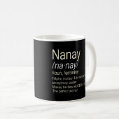 Nanay Filipino Mama Kaffeetasse (VorderseiteRechts)