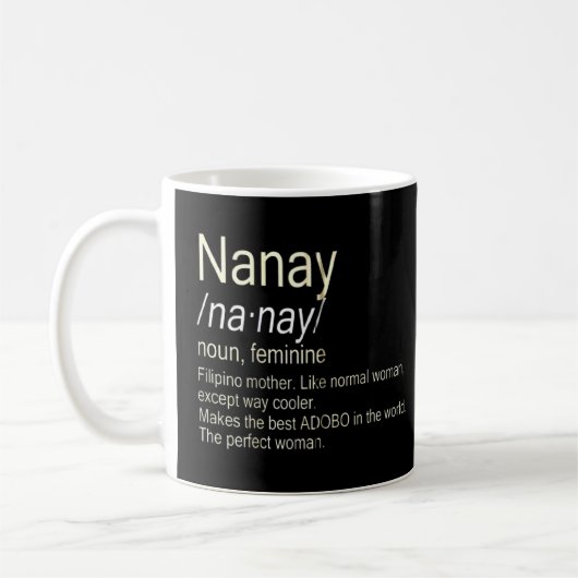 Nanay Filipino Mama Kaffeetasse (Links)
