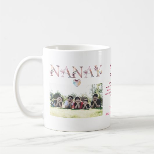 Nanay Filipino Philippines Foto zur Liebe des Mutt Kaffeetasse (Links)