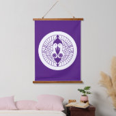 Nanbu-Krane Wandteppich Mit Holzrahmen (Schlafzimmer)