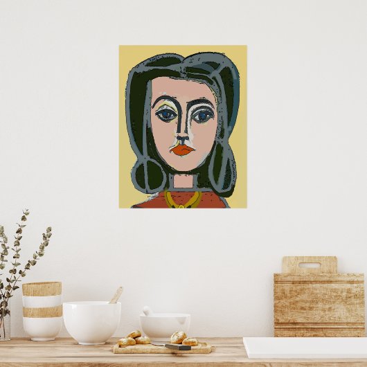 Nancy 5 Abstrakt Poster (Küche)