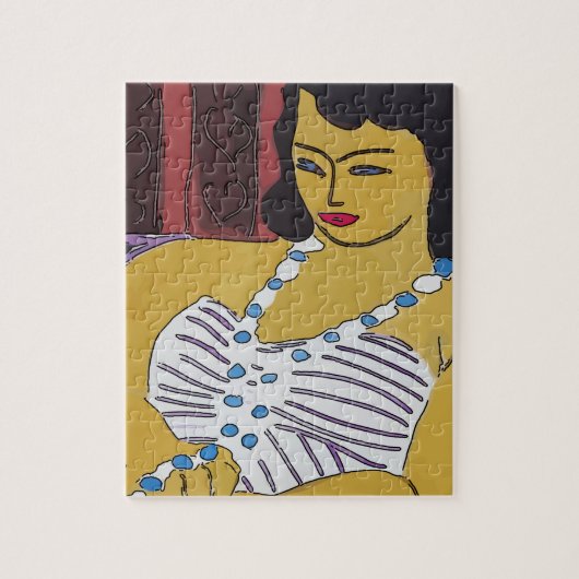 Nancy Abstrakt Summer Jigsaw Puzzle (Vertikal)