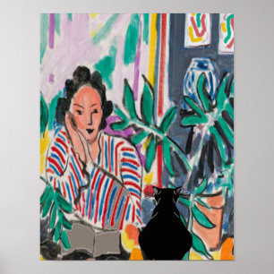 Nancy am Handy & Katze, Text hinzufügen, Poster
