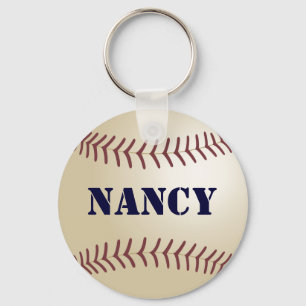 Nancy Baseball Keychain von 369MyName Schlüsselanhänger