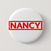 Nancy Briefmarke Button (Vorderseite)