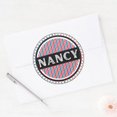 Nancy City Pride Emblem – French Identity Runder Aufkleber (Umschlag)