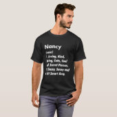 Nancy Definition Personalisiert Funny Birthday Ges T-Shirt (Vorne ganz)