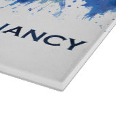 Nancy France Skyline Blue Schneidebrett (Ecke)