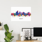Nancy France Skyline Poster (Heimbüro)
