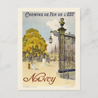 Nancy France Vintage Poster 1908 Postkarte