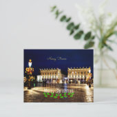 Nancy, Frankreich, Frohe Weihnachten! Postkarte (Stehend Vorderseite)