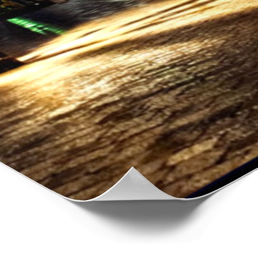 Nancy, Frankreich - landschaftliches Stadtbild Poster (Ecke)