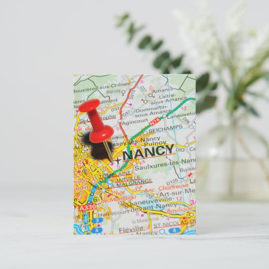 Nancy, Frankreich Postkarte (Stehend Vorderseite)