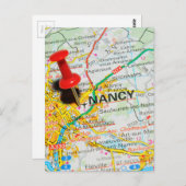 Nancy, Frankreich Postkarte (Vorne/Hinten)