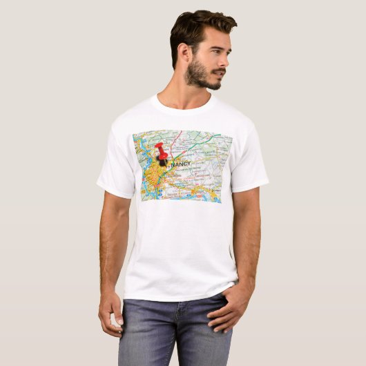 Nancy, Frankreich T-Shirt (Vorne ganz)