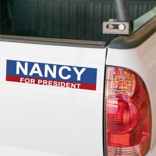 Nancy für Präsidenten Autoaufkleber (Auf Lkw)