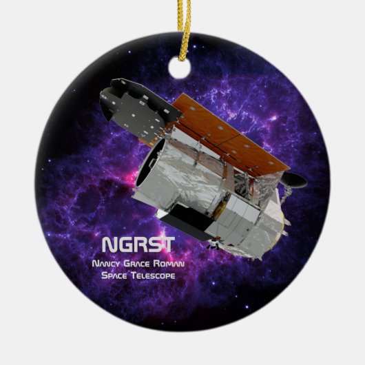 Nancy Grace Roman Space Telescope Keramik Ornament (Vorne)