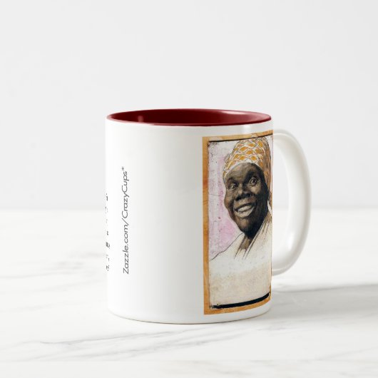 Nancy Green Tunt Jemima Zweifarbige Tasse (VorderseiteRechts)