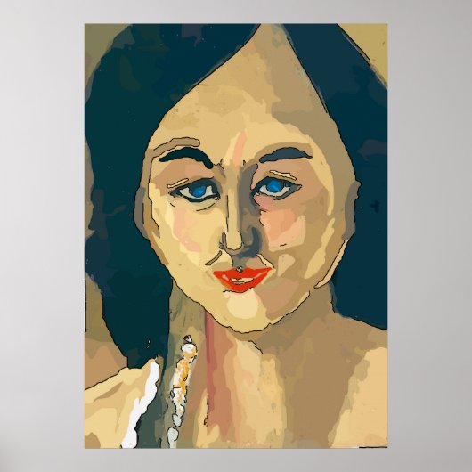 Nancy, Homage to Matisse Poster (Vorne)