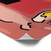 Nancy im roten Stuhl, fügen Sie Text Poster (Ecke)