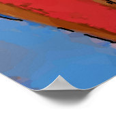 Nancy im roten Stuhl mit Salomon Cat Poster (Ecke)