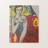 Nancy im Roten Stuhl Puzzle (Vertikal)