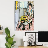 Nancy im Stuhl bei Condo, Matisse Style Poster (Heimbüro)